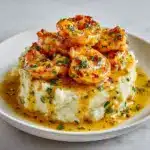 Creamy Garlic Shrimp Over Mashed Potatoes – A Luxurious Comfort Food Classic