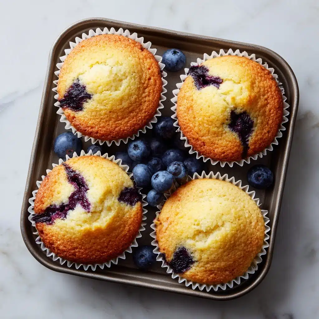 Blueberry Cottage Cheese Muffins Recipe - Recipe Image