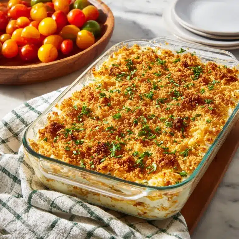 White Bean and Pesto Bake Recipe