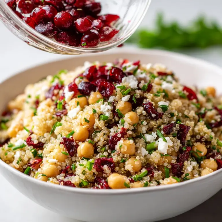 Feta and Cranberry Chickpeas Recipe