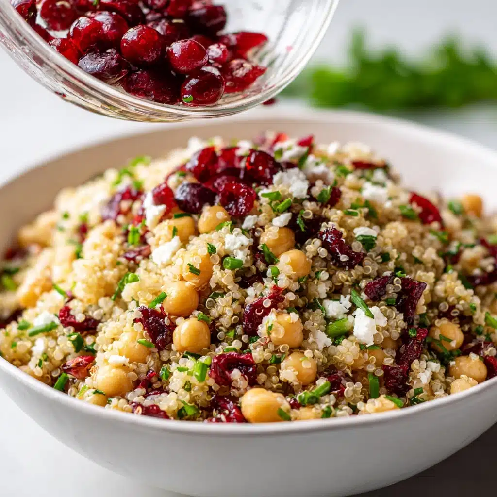 Feta and Cranberry Chickpeas Recipe