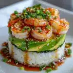 SPICY SHRIMP SUSHI STACKS Recipe