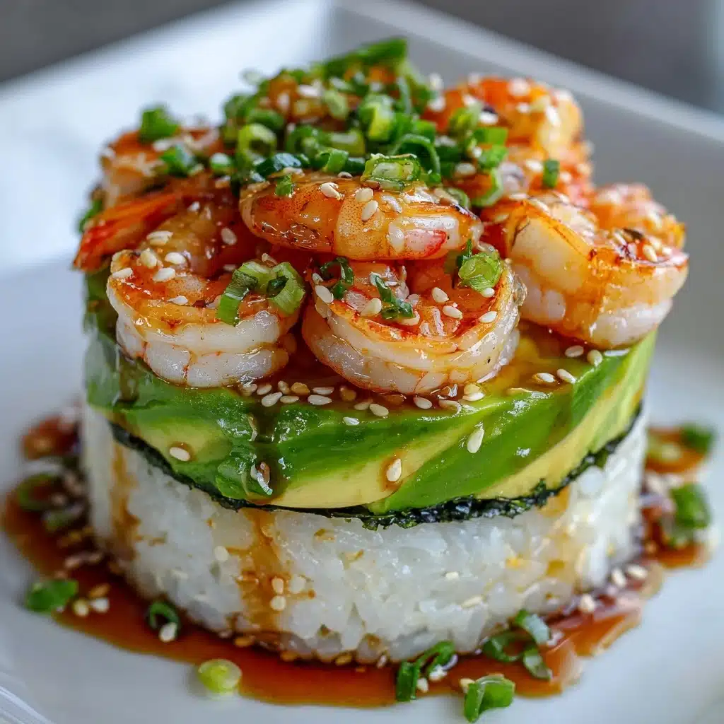 SPICY SHRIMP SUSHI STACKS Recipe