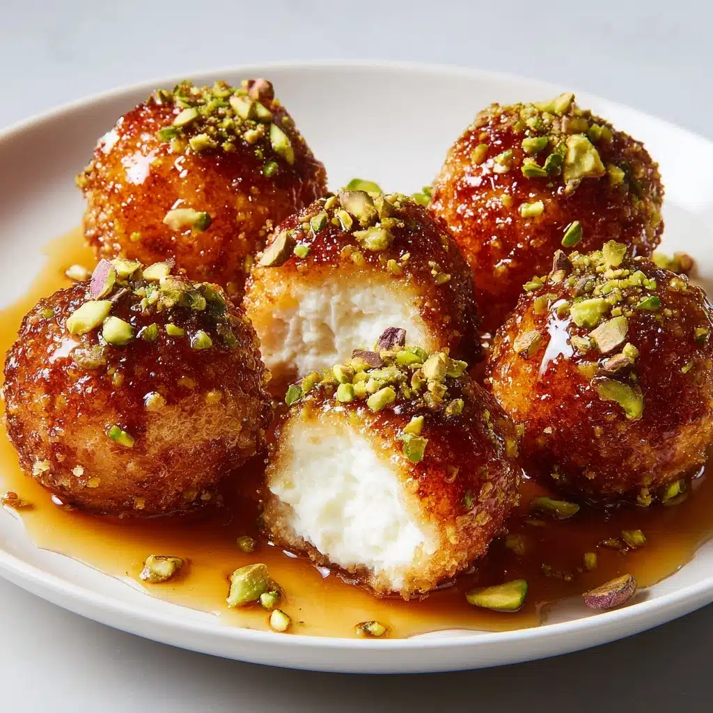 Ricotta pistachio honey bites that delight your taste buds! Recipe - Recipe Image