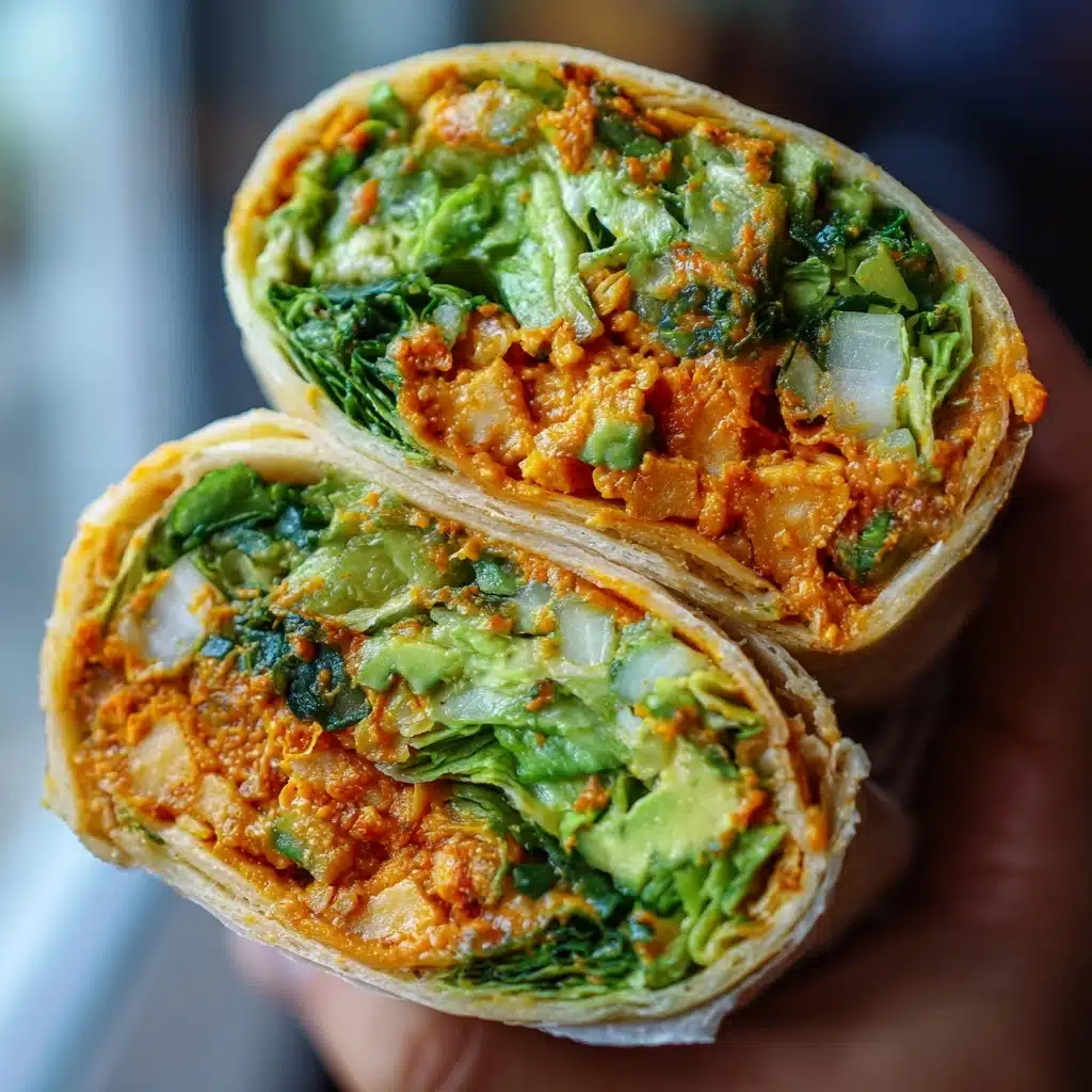 Buffalo Chickpea Wraps Recipe - Recipe Image