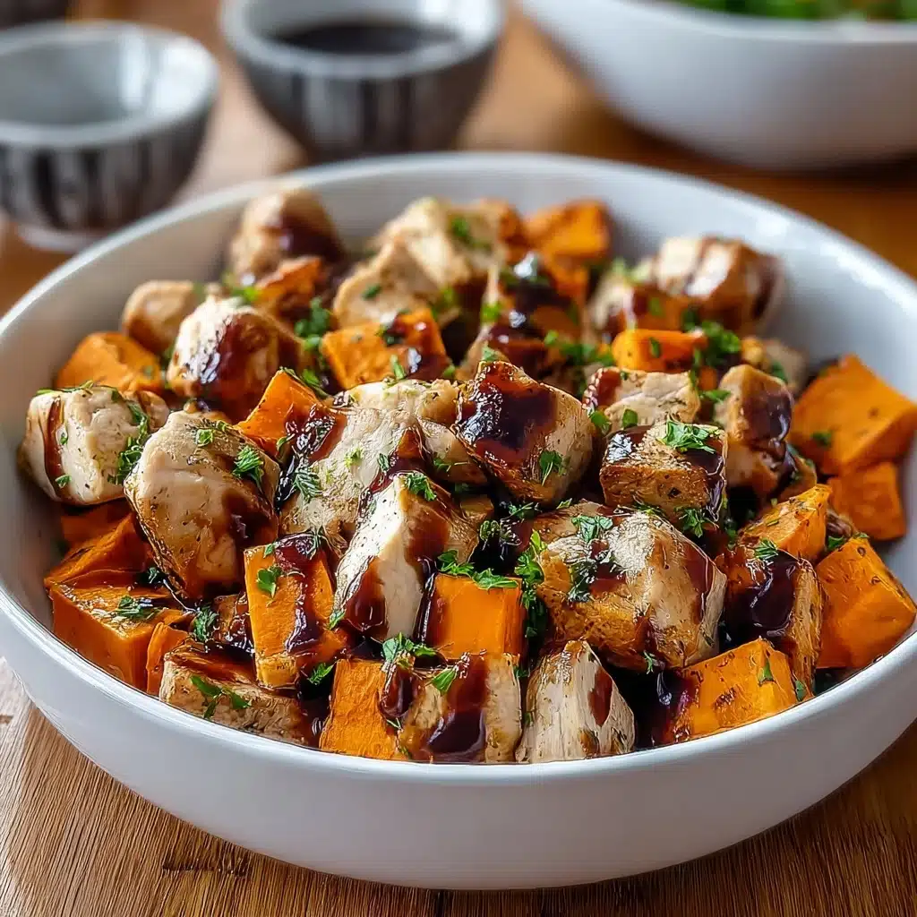 BBQ Chicken Sweet Potato Bowl Recipe - Recipe Image