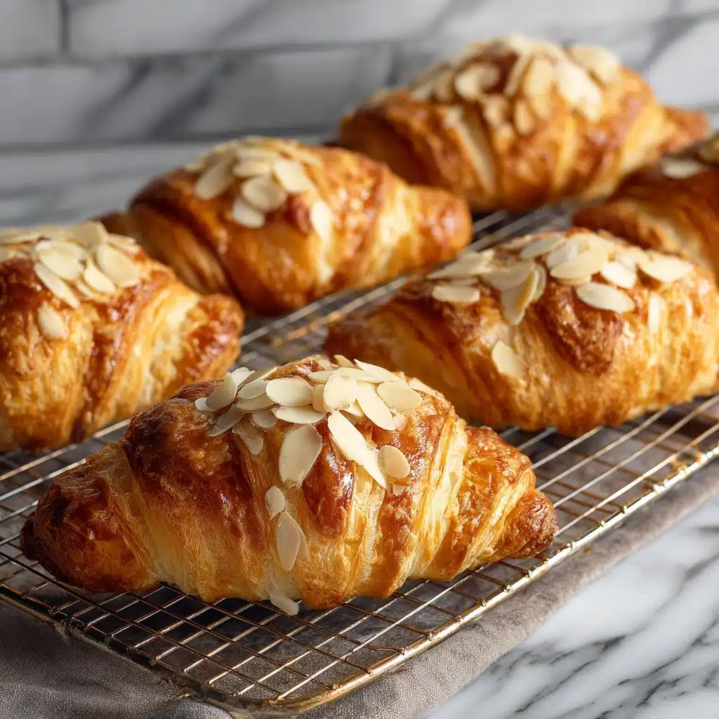Almond Croissants Recipe (French Bakery Style) Recipe - Recipe Image