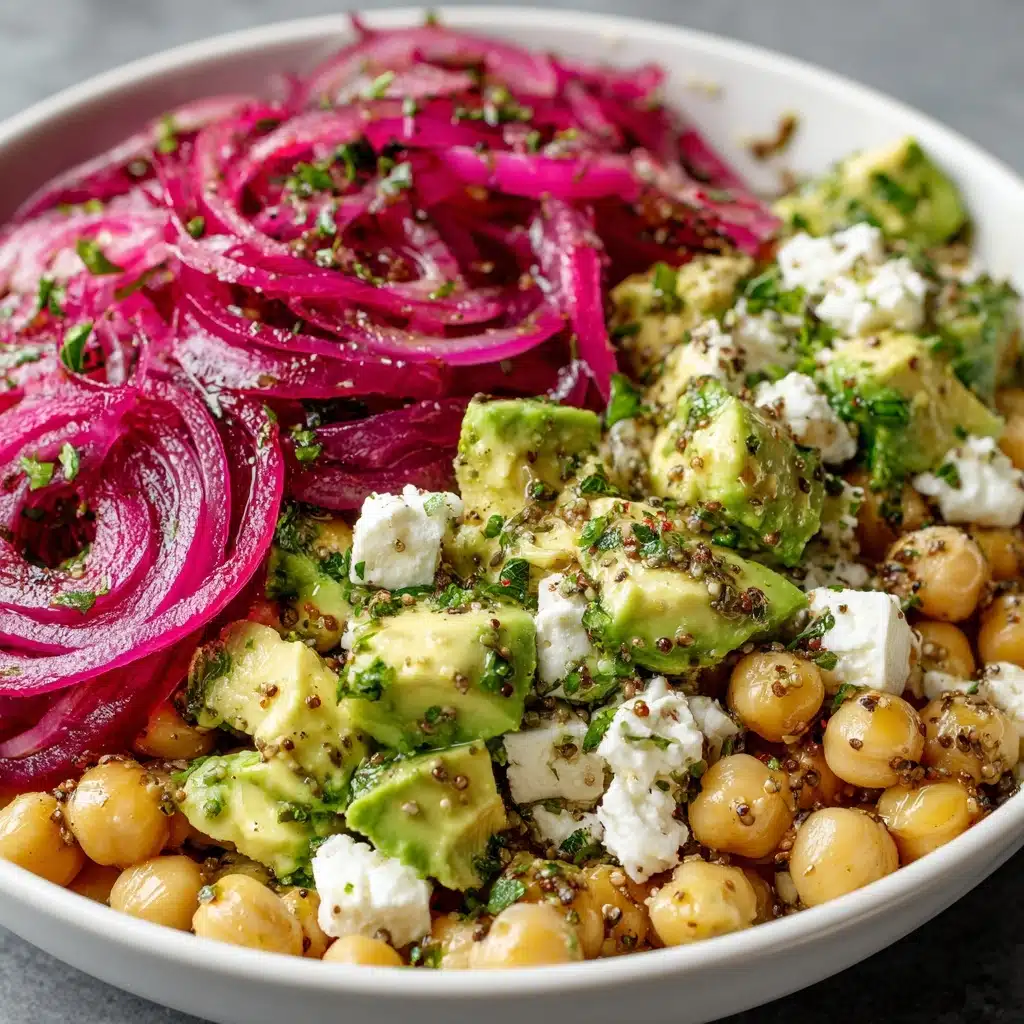 Chickpea Feta Avocado Salad Recipe