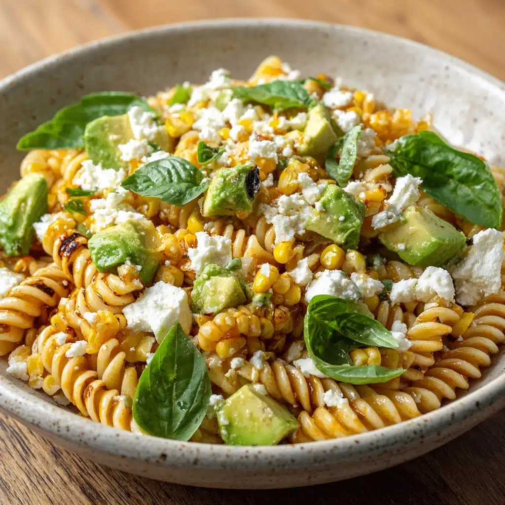 Creamy Street Corn Pasta Salad Recipe