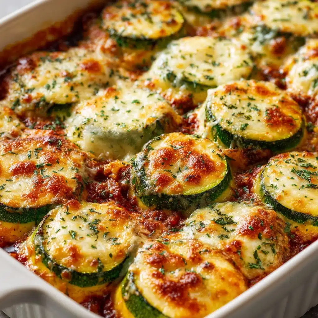 Bake the Casserole: Place the dish in the preheated oven and bake for 25-30 minutes, or until the cheese is melted and bubbly, and the zucchini is tender Recipe - Recipe Image