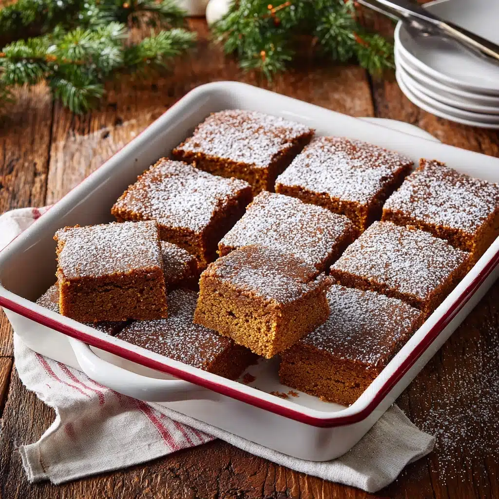 Gingerbread Brownies Recipe - Recipe Image