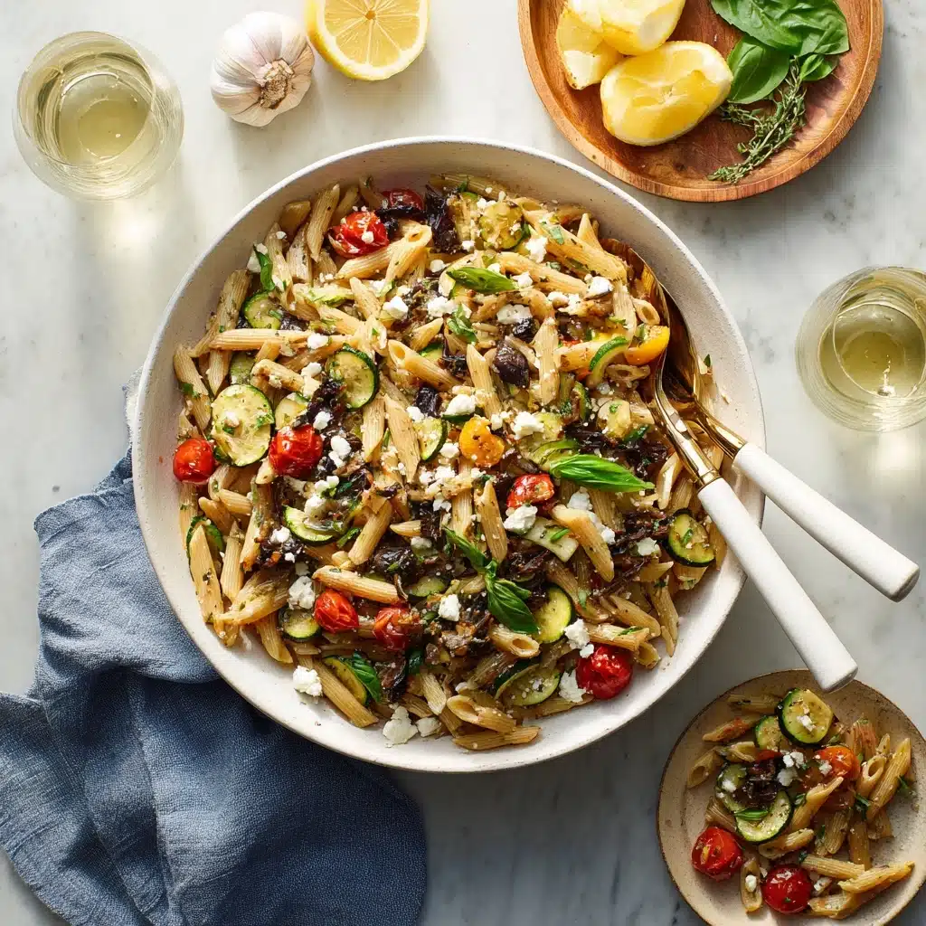 Roasted Vegetable Pasta Recipe - Recipe Image
