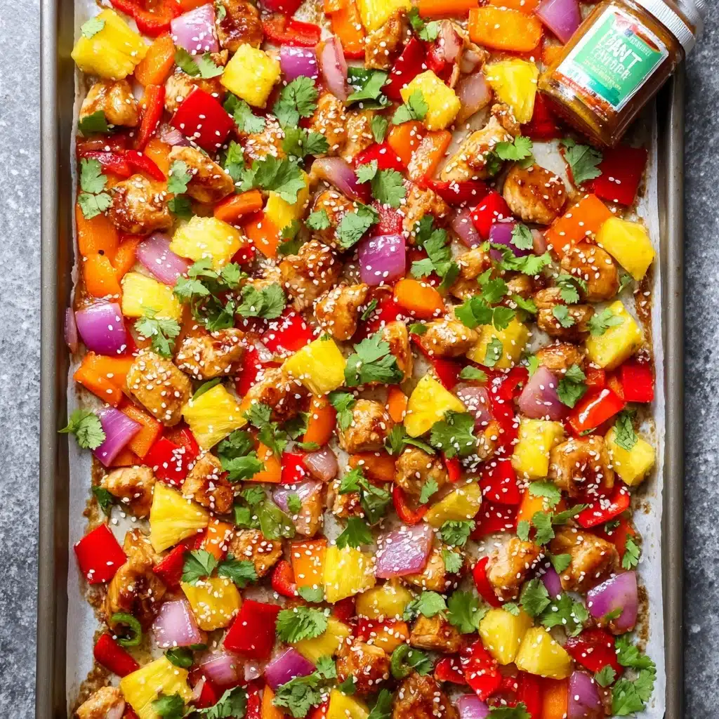 Hawaiian Chicken Sheet Pan Meal (Whole30, Paleo, Low Carb) Recipe - Recipe Image