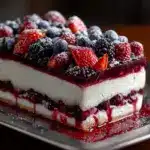 No Bake Summer Berry Lasagna Recipe