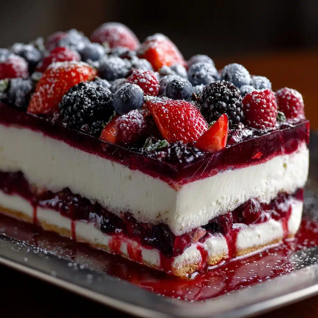 No Bake Summer Berry Lasagna Recipe