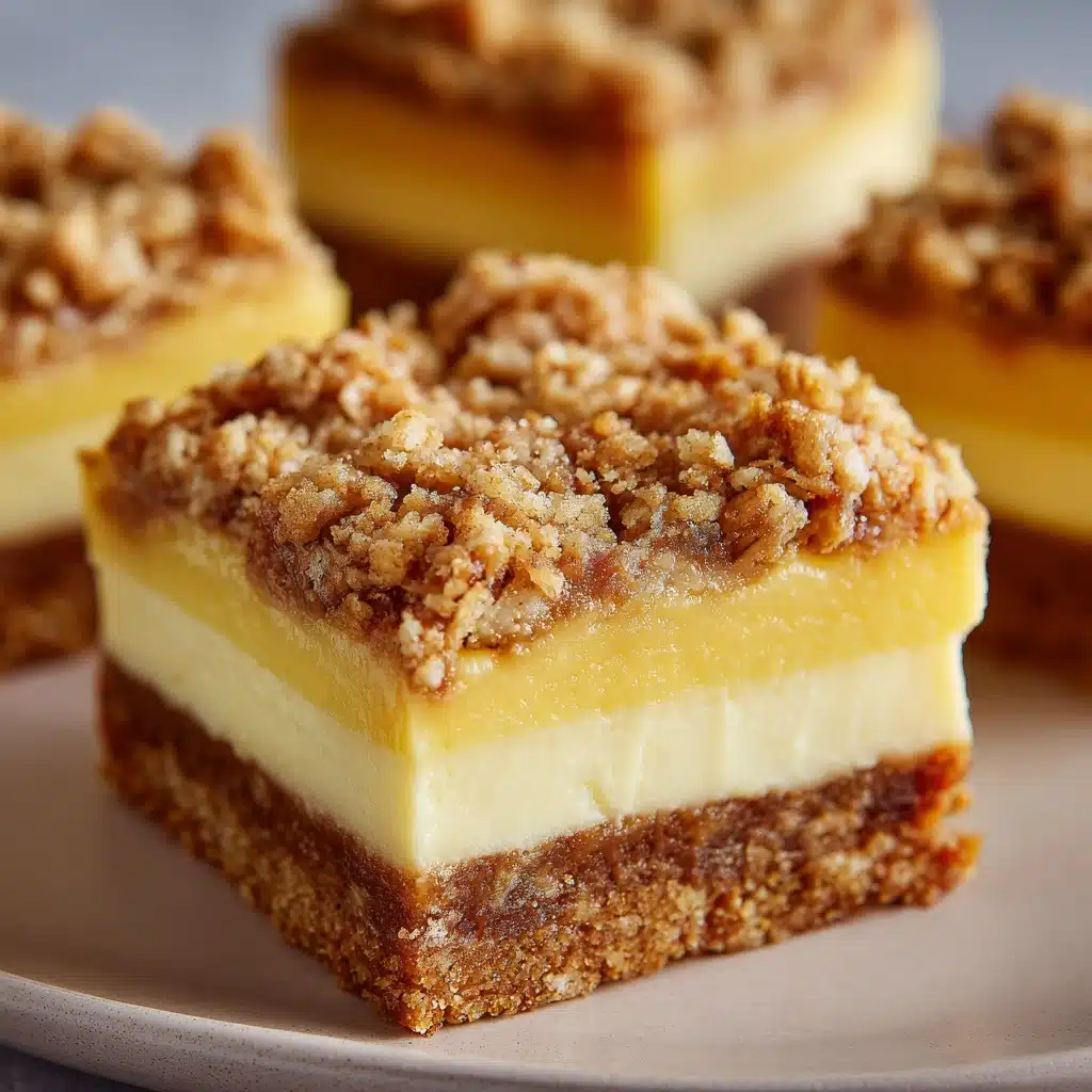Lemon Oatmeal Crumble Bars Recipe - Recipe Image