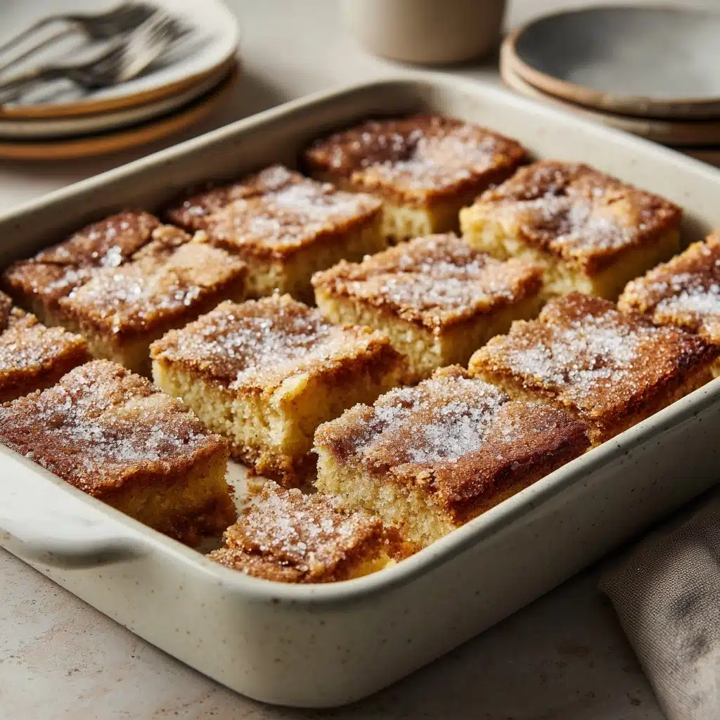 Cinnamon Sugar Blondies Recipe - Recipe Image