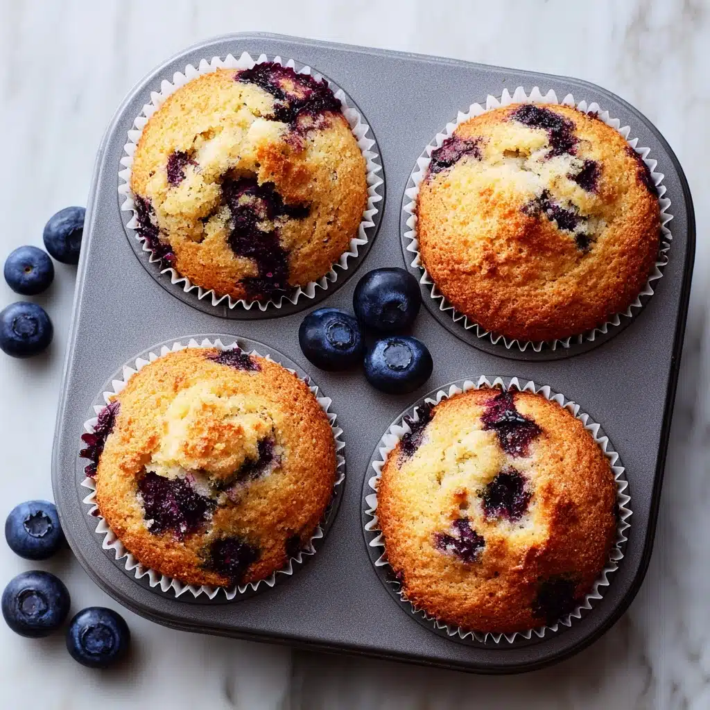 Blueberry Cottage Cheese Muffins Recipe