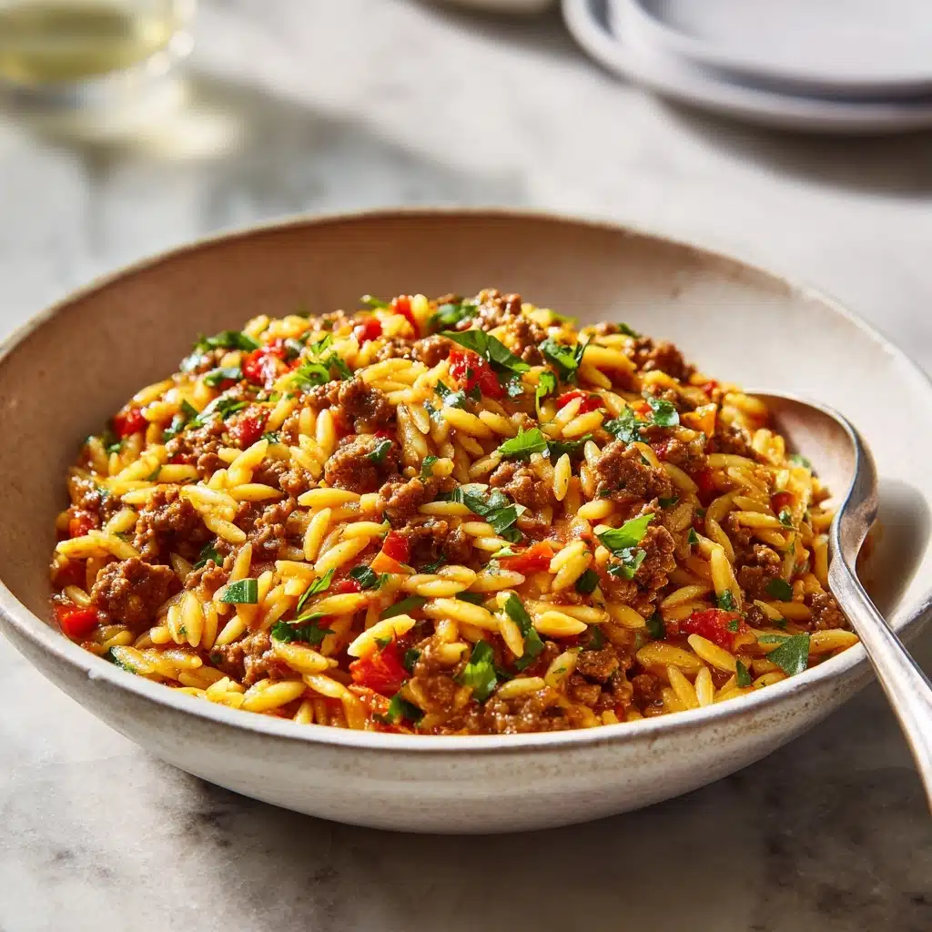 Ground Beef Orzo Recipe - Recipe Image