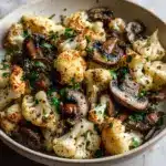 Garlic Cauliflower Mushroom Skillet: Quick & Delicious Dish Recipe