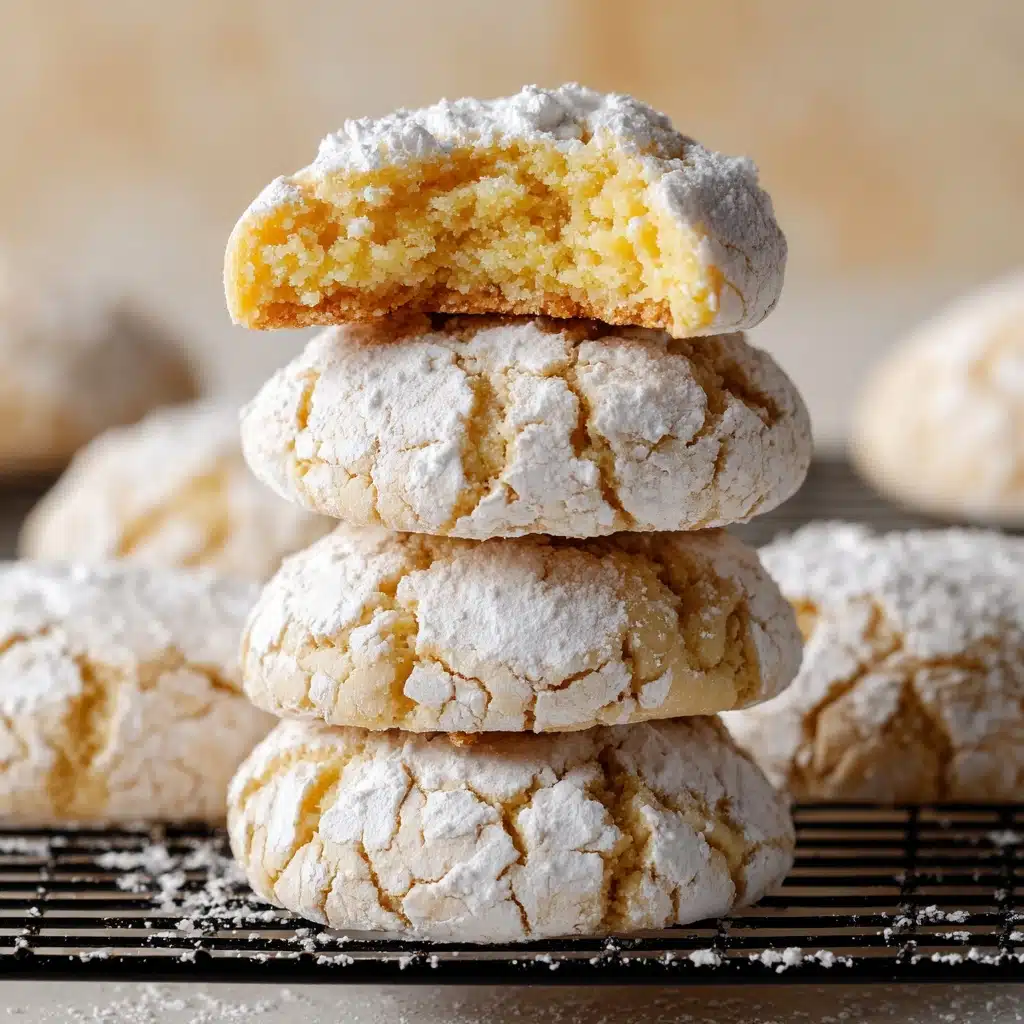 Lemon Crinkle Cookies Recipe - Recipe Image