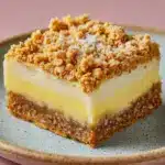 Lemon Oatmeal Crumble Bars Recipe