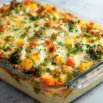 Cheesy Veggie Quinoa Casserole Recipe