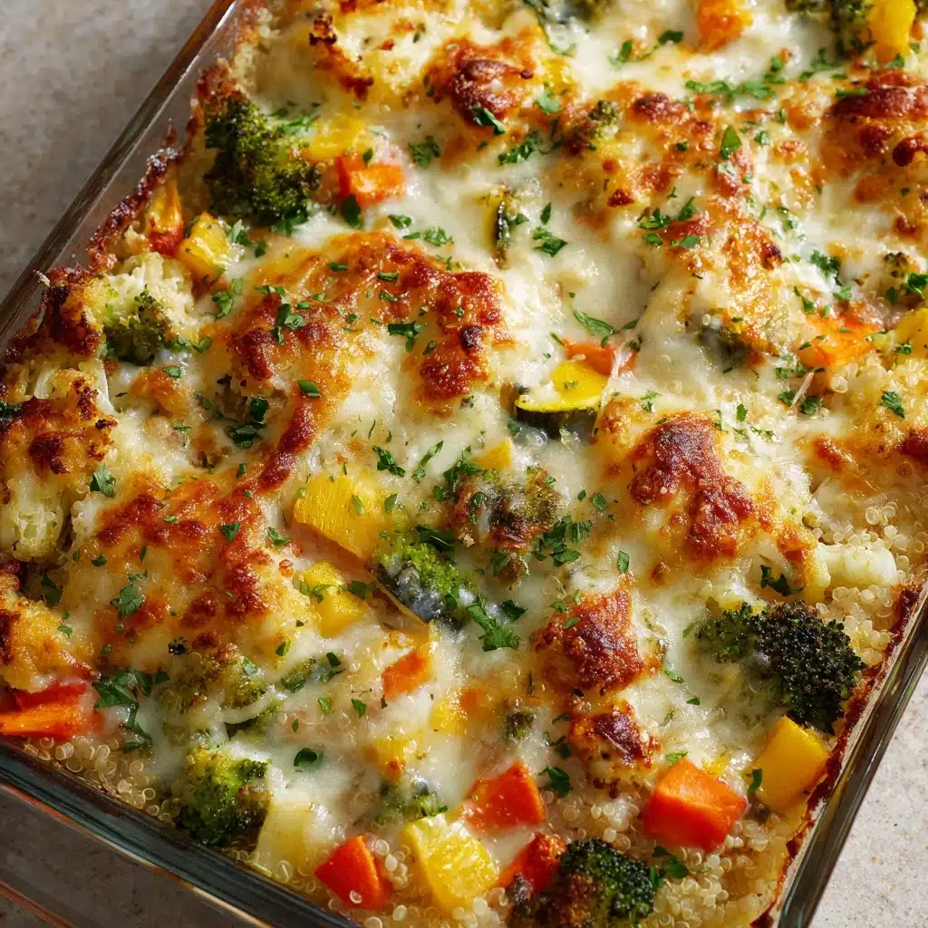 Cheesy Veggie Quinoa Casserole Recipe - Recipe Image