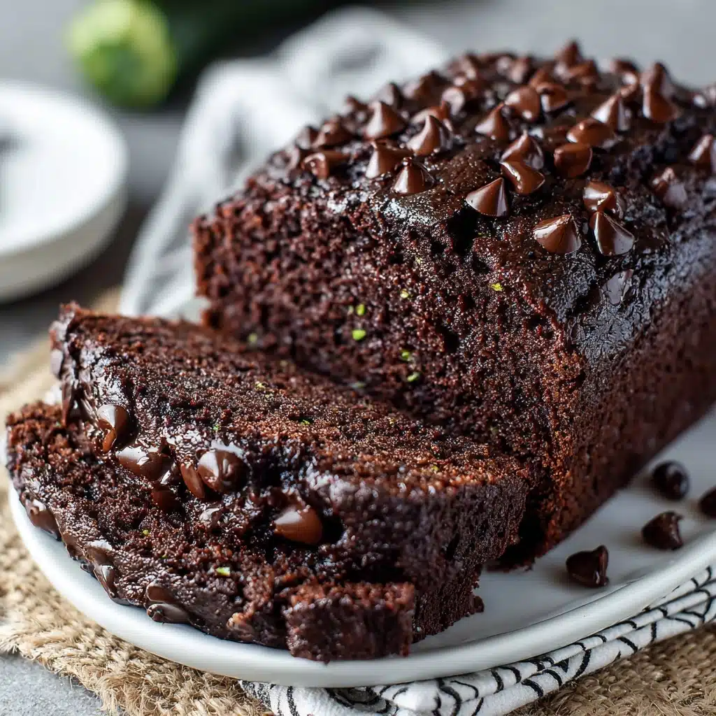 Cake Mix Double Chocolate Zucchini Bread Recipe - Recipe Image