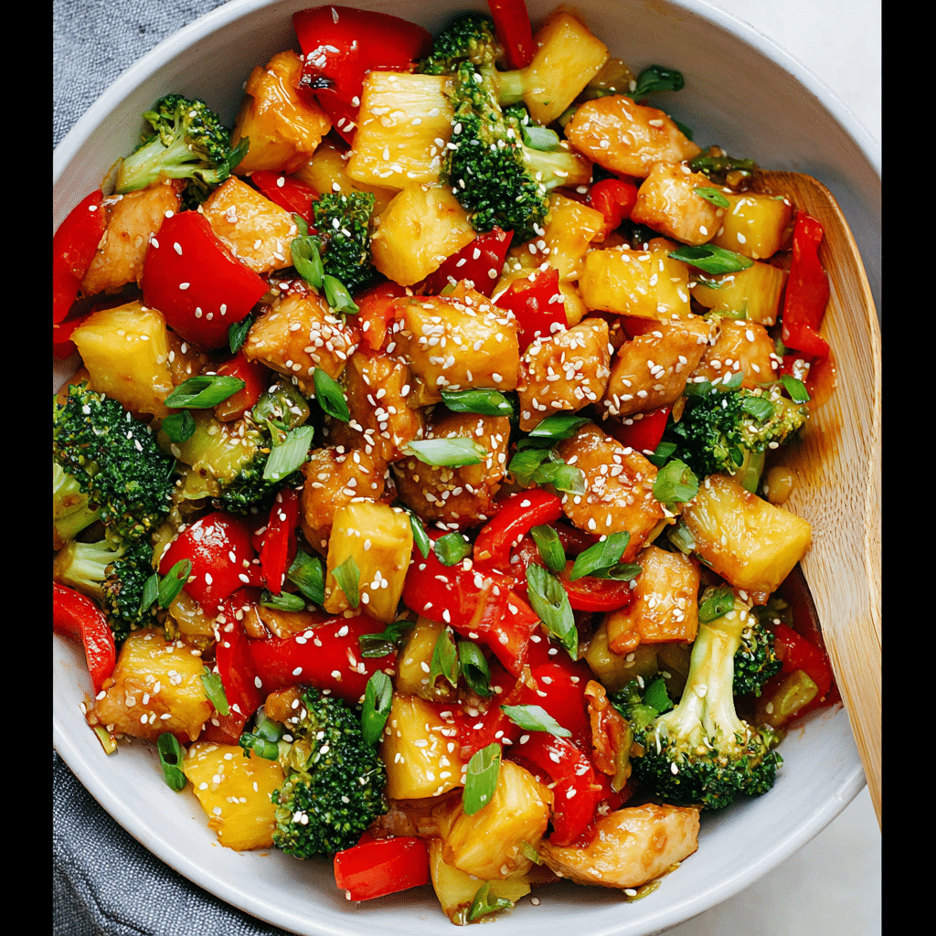One Pan Pineapple Teriyaki Chicken Recipe - Recipe Image