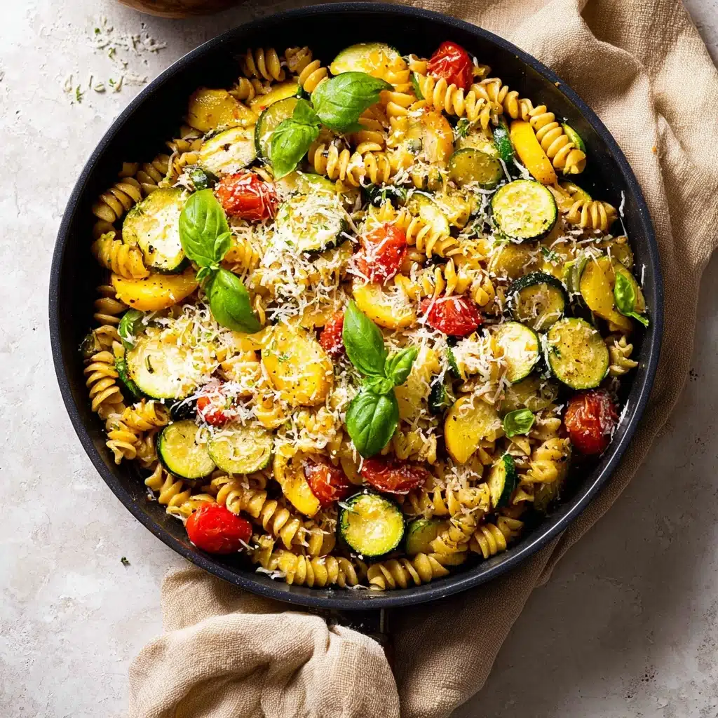 Pasta with Zucchini and Tomatoes Recipe