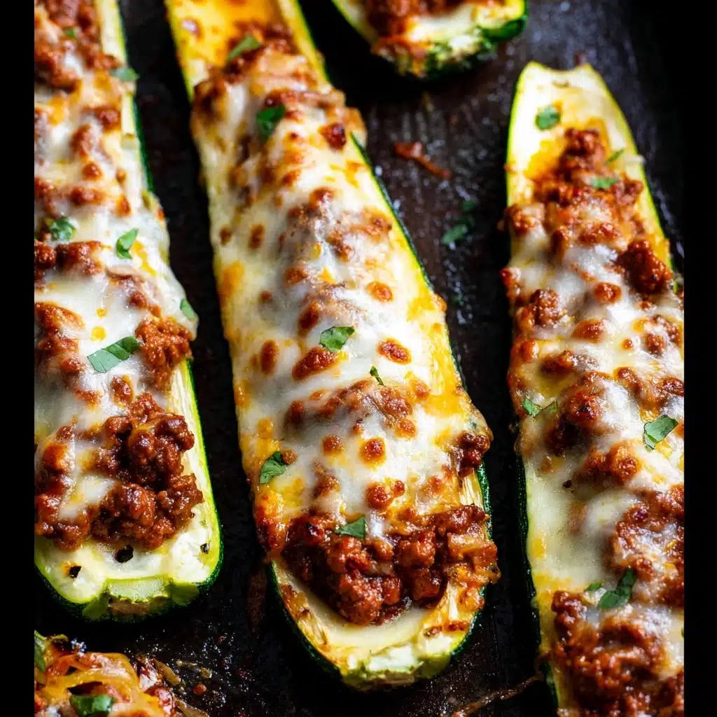 Easy Ground Beef Zucchini Boats (Healthy and Delicious) Recipe - Recipe Image
