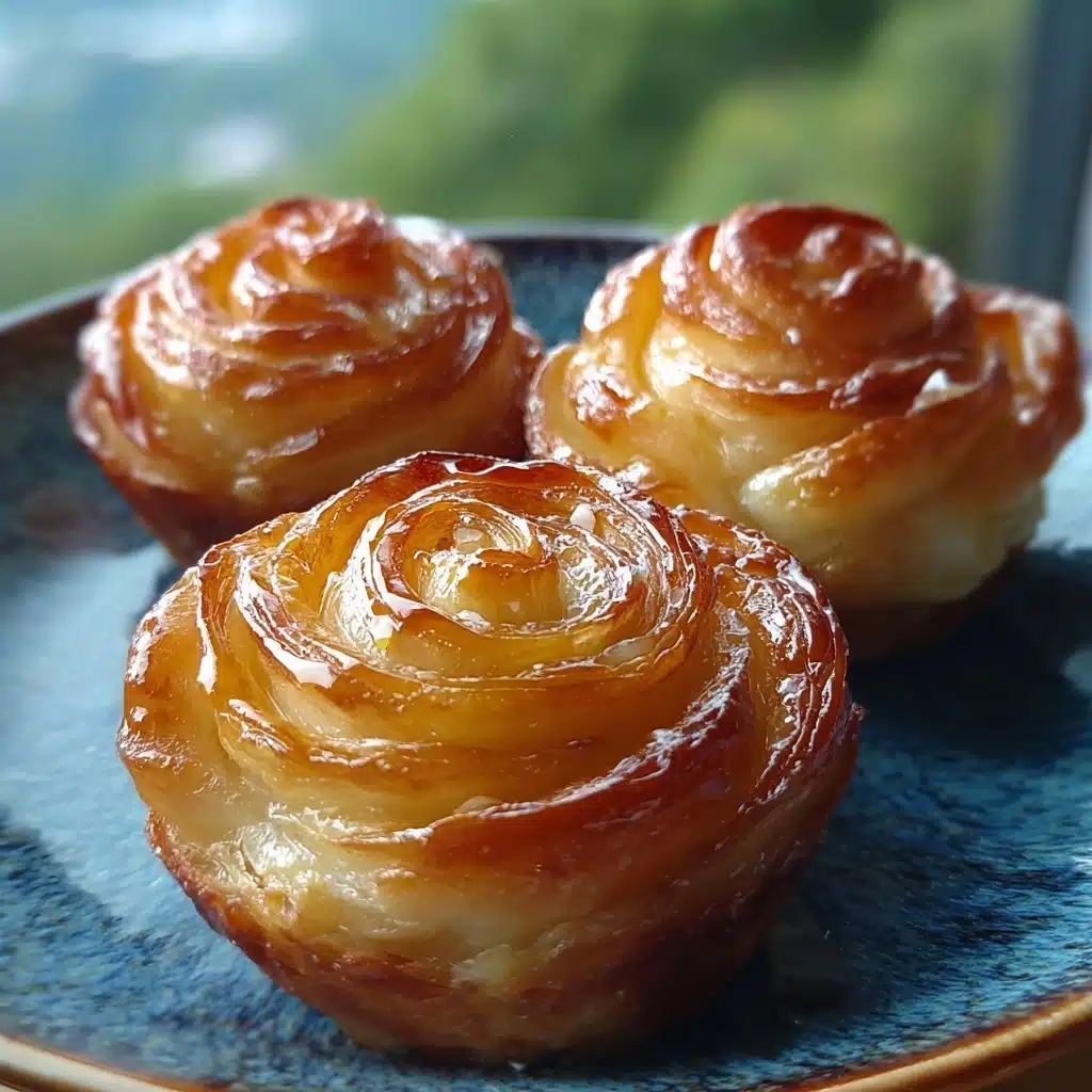 Peach Pie Cruffins Recipe - Recipe Image