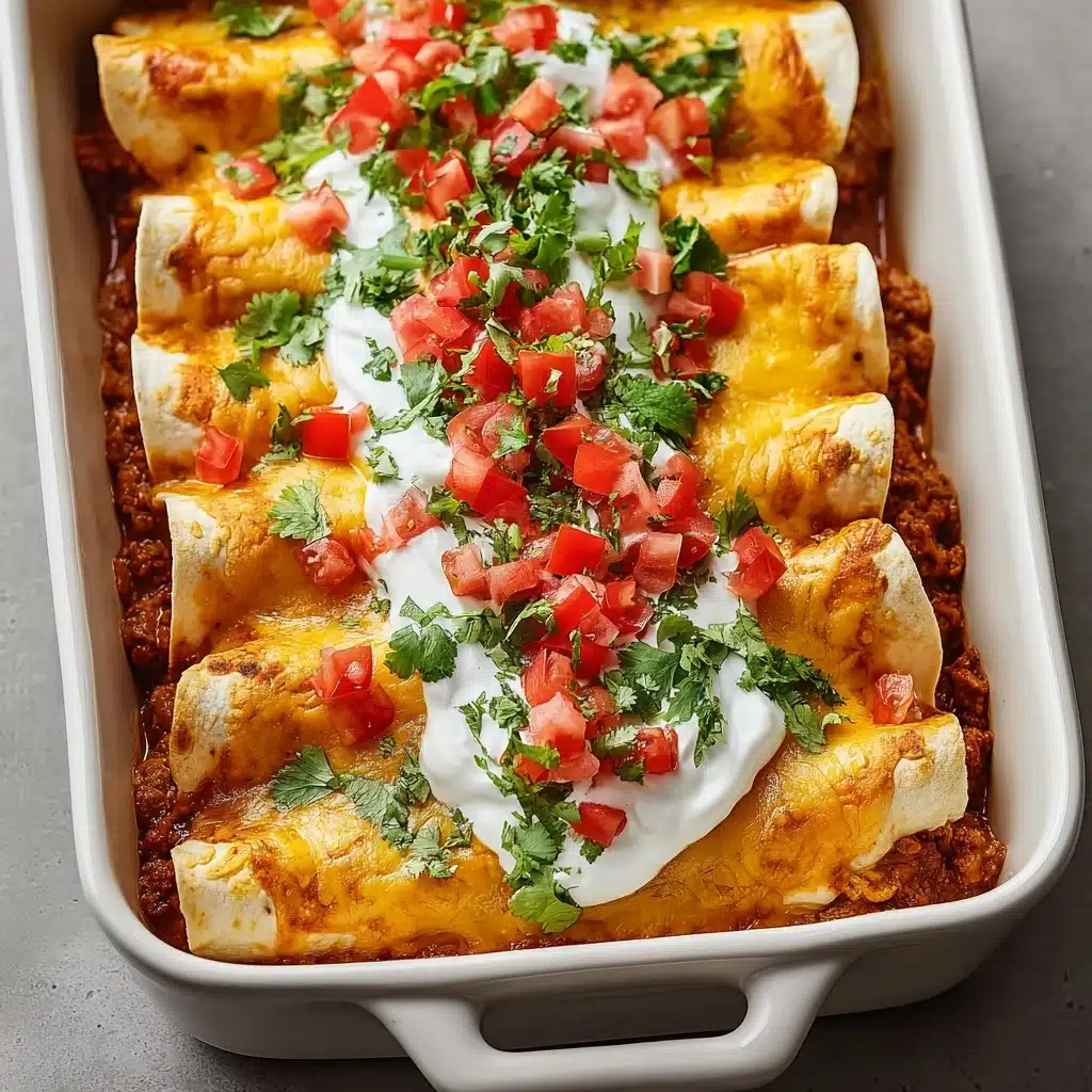 Ground Beef Enchiladas Recipe - Recipe Image