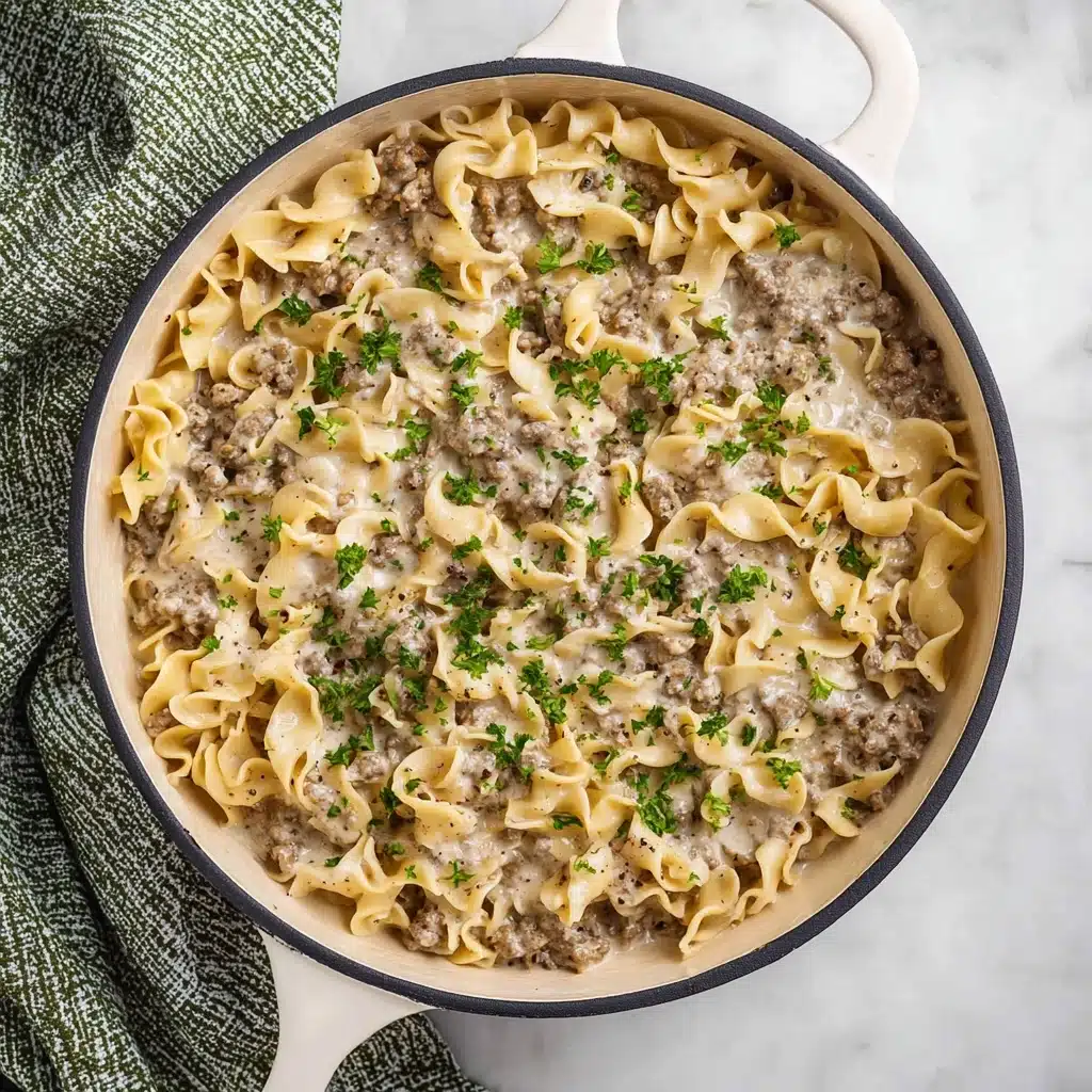 30-Minute Ground Beef Stroganoff Recipe