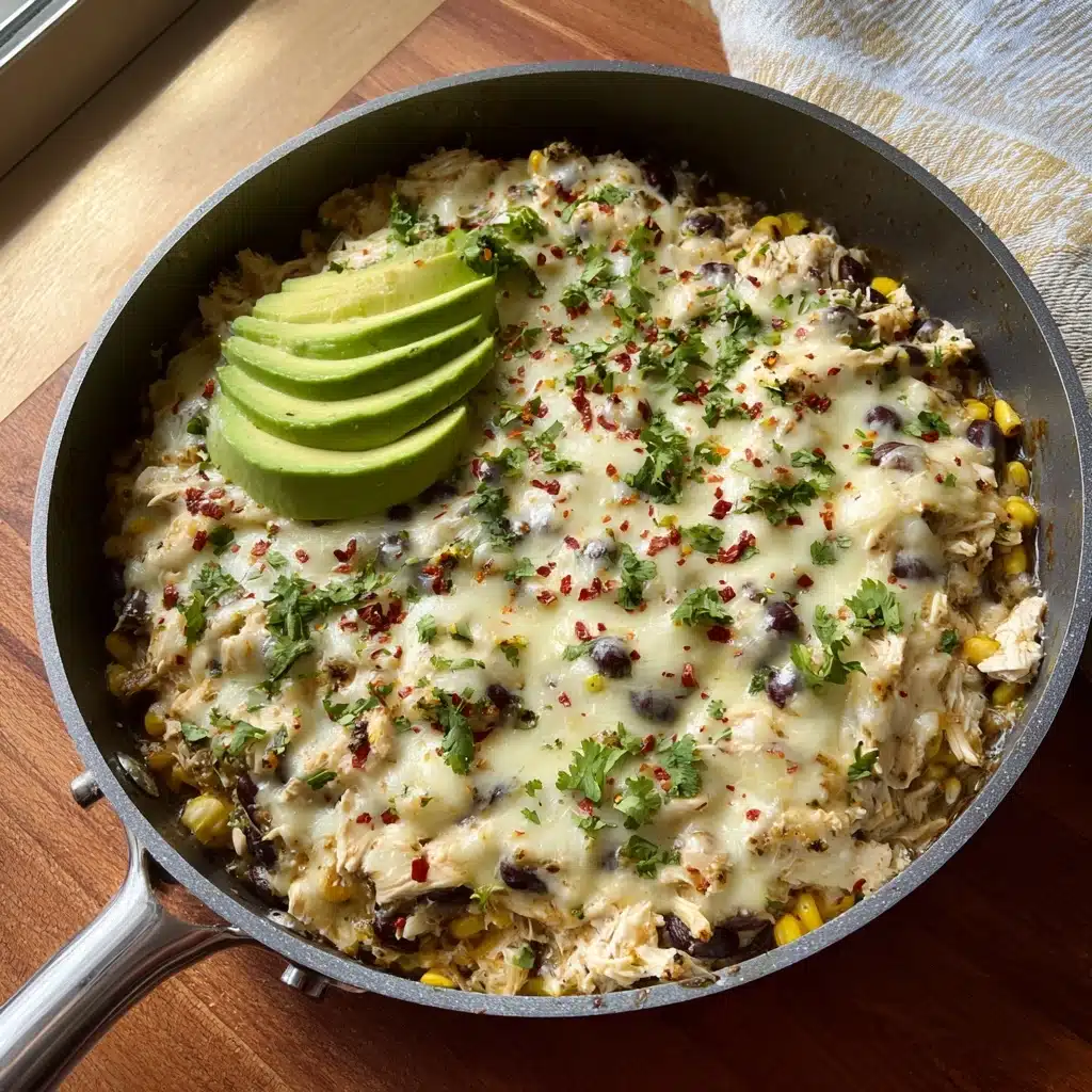 Salsa Verde Chicken & Rice Skillet Recipe