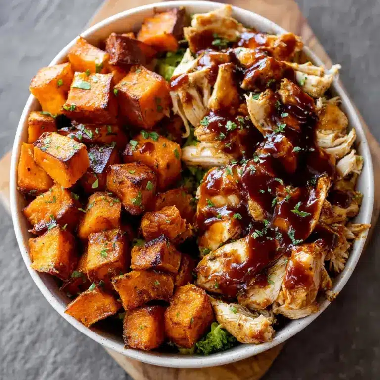 BBQ Chicken Sweet Potato Bowl Recipe