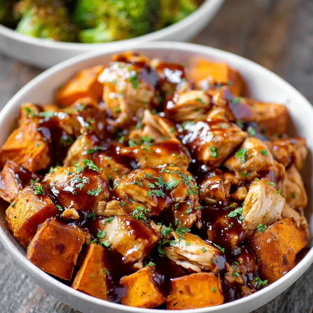 BBQ Chicken Sweet Potato Bowl Recipe - Recipe Image