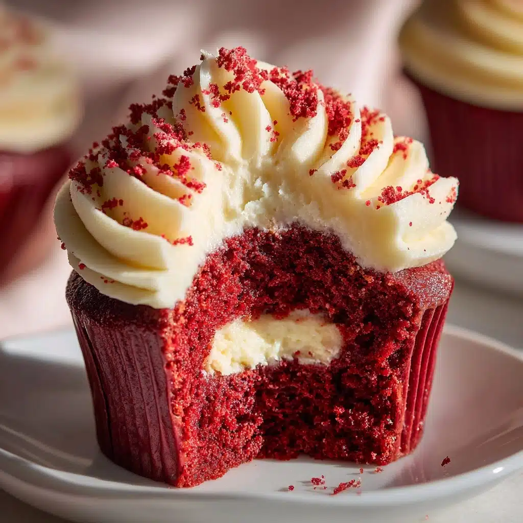 Red Velvet Cheesecake Cupcake Recipe - Recipe Image