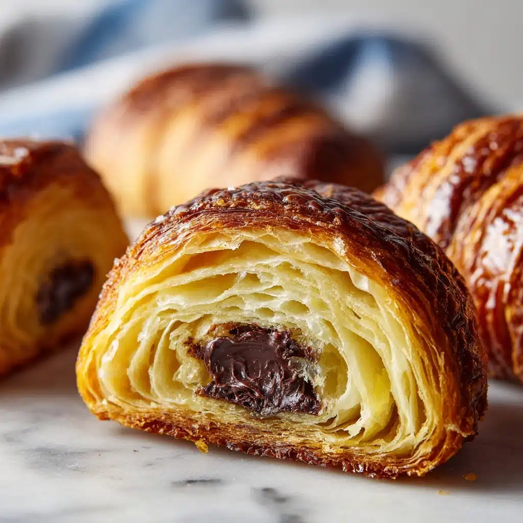 Pain au chocolat (chocolate croissants) Recipe - Recipe Image