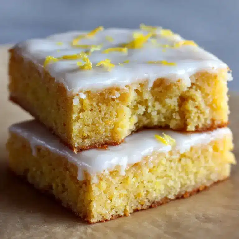 Easy Lemon Brownies Recipe