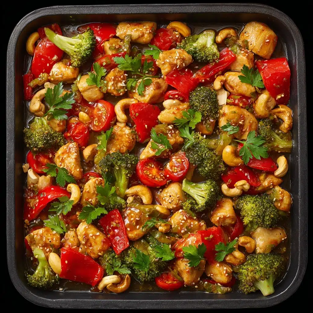 Easy Sheet Pan Cashew Chicken Recipe for Busy Weeknights Recipe