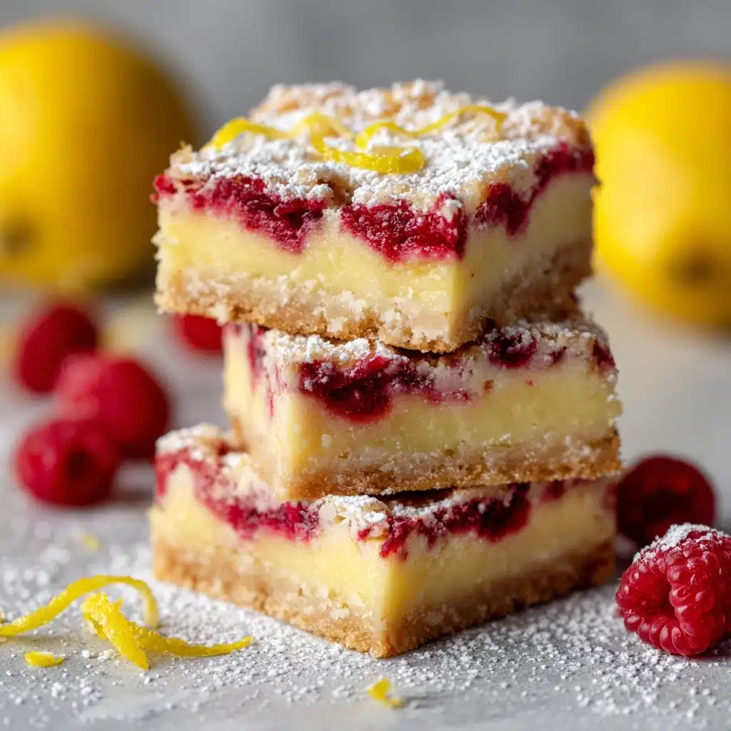 Raspberry Lemon Bars Recipe - Recipe Image