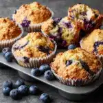 Blueberry Cottage Cheese Muffins Recipe