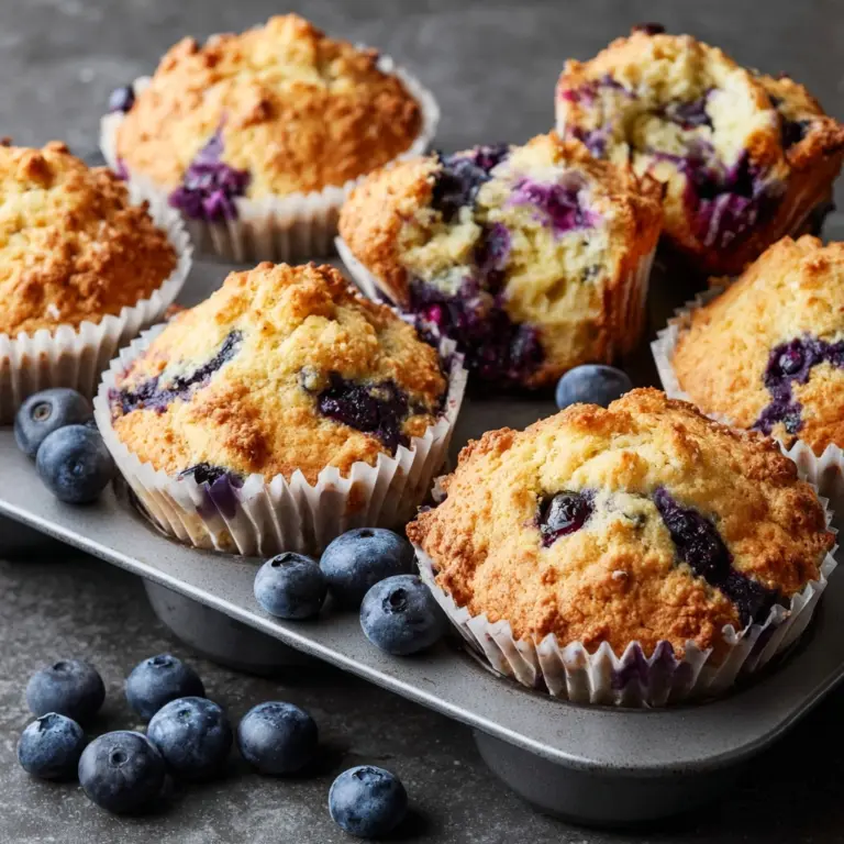Blueberry Cottage Cheese Muffins Recipe