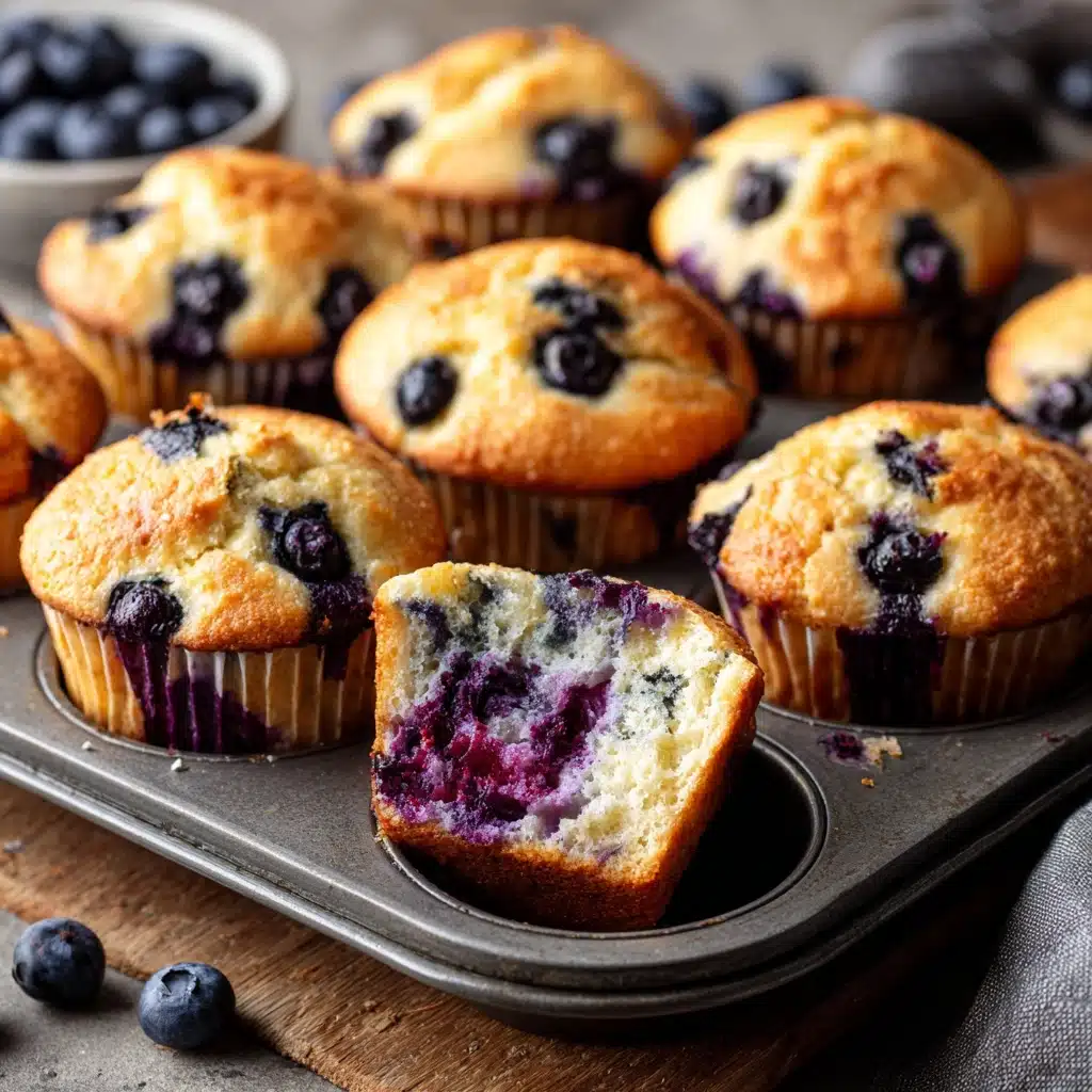 Blueberry Cottage Cheese Muffins Recipe - Recipe Image
