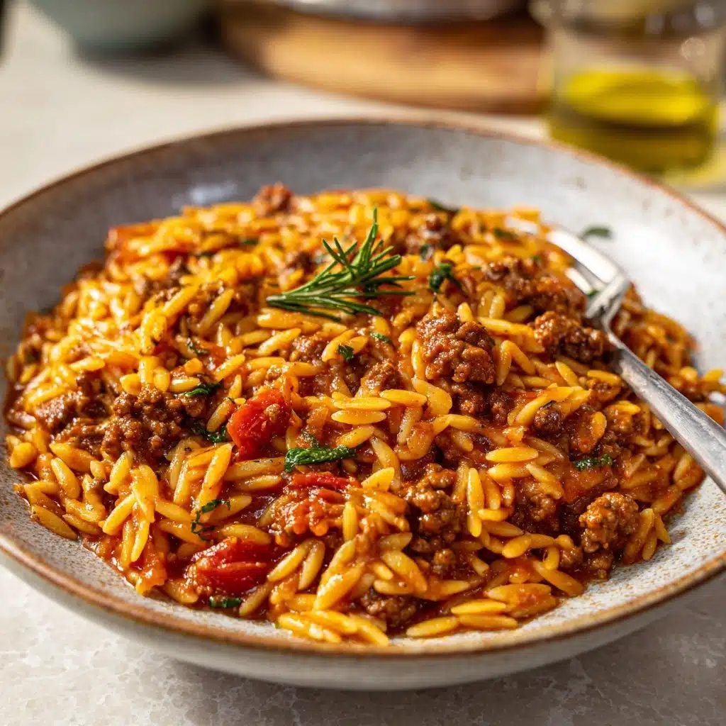 Ground Beef Orzo Recipe