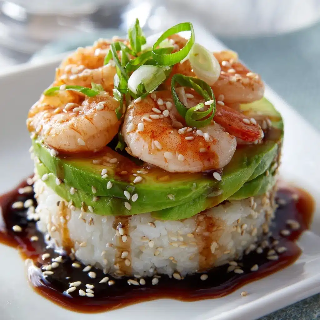 SPICY SHRIMP SUSHI STACKS Recipe - Recipe Image