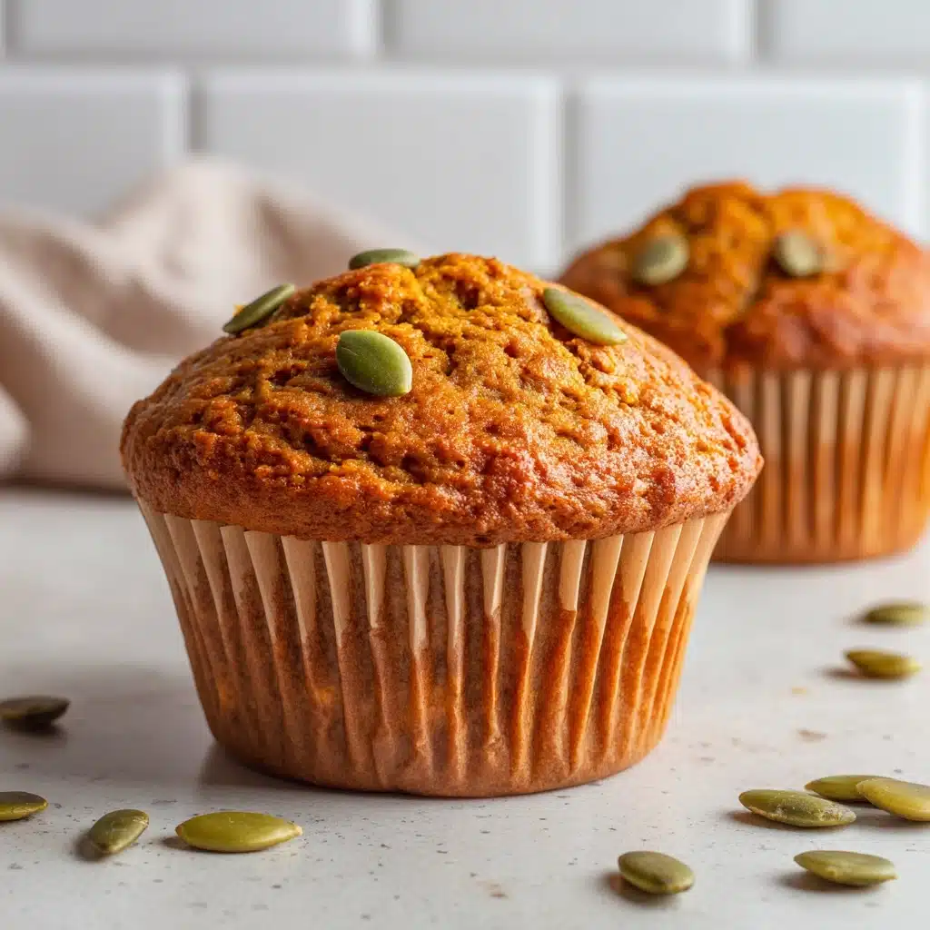 High-Protein, Cottage Cheese Pumpkin Muffins Recipe - Recipe Image