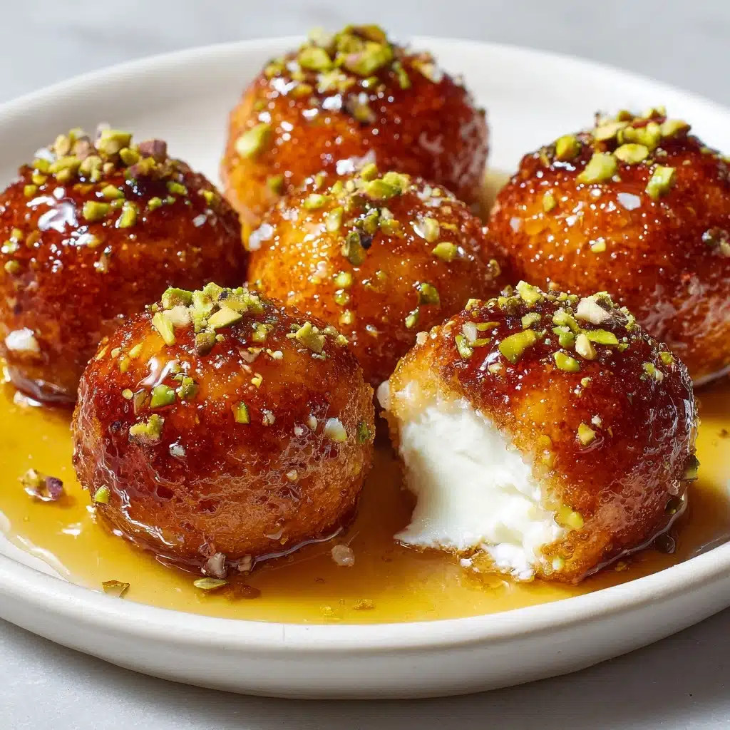 Ricotta pistachio honey bites that delight your taste buds! Recipe